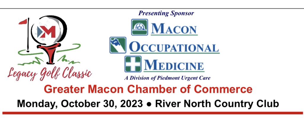 We’re looking forward to seeing you at the <a href="/macon_chamber/">Greater Macon Chamber of Commerce</a> Legacy Golf Classic! #MOMCares