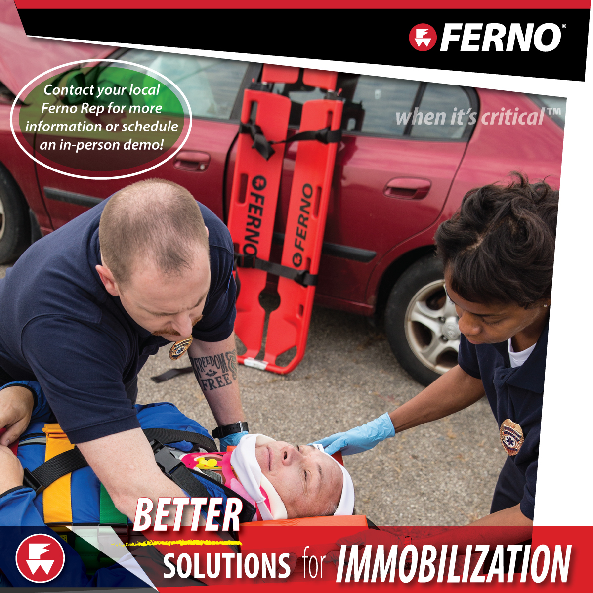 FERNOEMS's tweet photo. Eliminating the need for log-roll maneuvers, significantly decreasing movement to the patient’s cervical spine and reducing the chance of further injury.

Ferno has your back!

🚨Demos: https://t.co/8JuacCYlND

🚨https://t.co/x48cGD0byz

#WeAreFerno  #WhenItsCritical #RedIsTheWay https://t.co/Ud9dPXYtz2