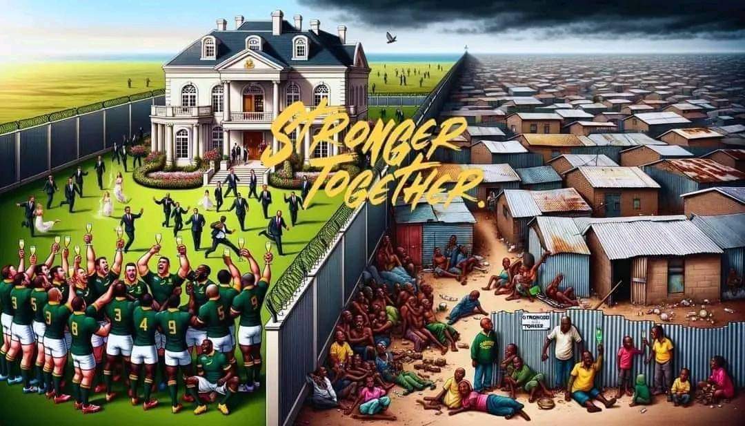 Tired argument this. Siya, Mapimpi, and Libbok moved from the right side to the left as a result of being Stronger Together. Rugby is not the magic pill to South Africa's ills. It's a chapter in a progressive story of this budding republic. #Springboks #Bokke