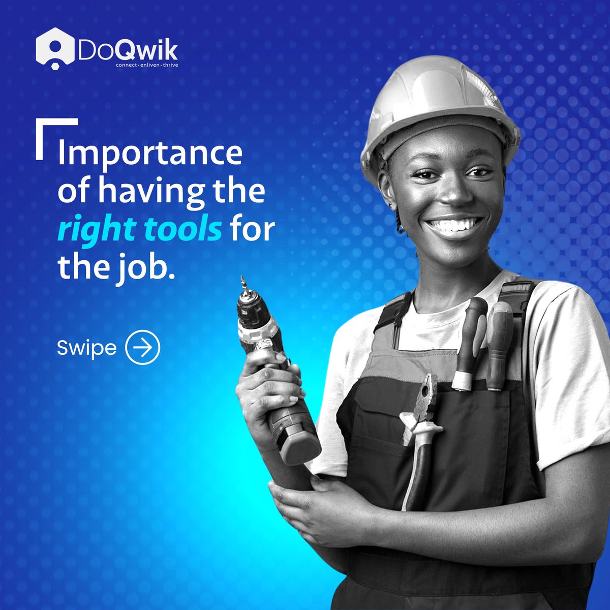 doqwikng's tweet photo. Having the right tools for any job is crucial, as it can significantly impact the quality of the work and overall efficiency. Investing in these aspects ensures that customers receive high-quality services, professionals can work efficiently, and overall satisfaction is achieved. https://t.co/9zXCLdnMAb