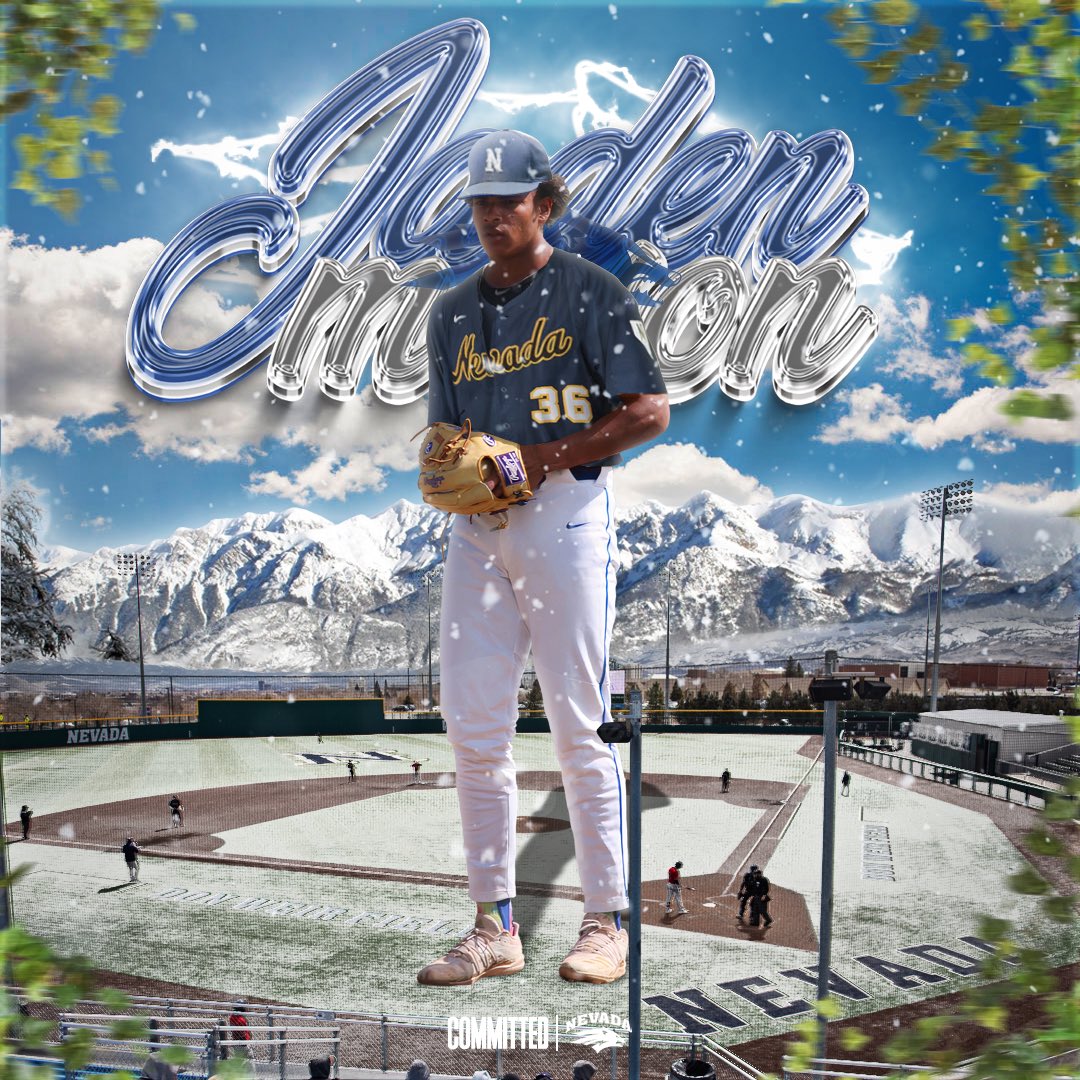 JadenMasonbsbl's tweet photo. I am excited and blessed to announce, I have committed to the University of Nevada to further my baseball and academic career with the Wolfpack 🐺. I would like to thank my family, coaches, and friends that helped me get to this point. As well as the coaching staff. https://t.co/d2oRxE25rg