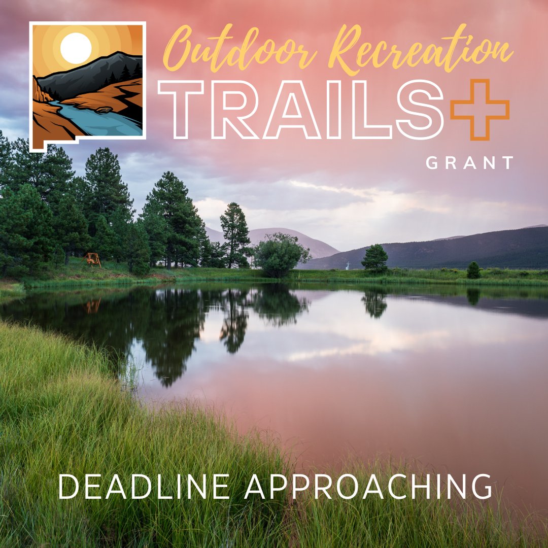 NMoutdoorrec's tweet photo. Don't miss your chance to apply for the #NewMexico Outdoor Recreation Division's #OutdoorRec Trails+ Grant! Applications close on Oct 31 for the 2nd round of reviews. Early submission is highly recommended.
For more info, visit the link in bio.
#TrailsPlus #Grant #OutdoorGrants https://t.co/rf6GOKigvg
