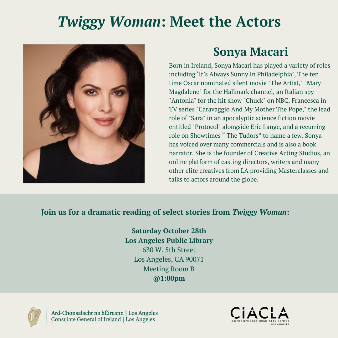 Meet the actors! 🎭

Get to know our actors who will be performing the Dramatic Reading of Twiggy Woman on Saturday October 28th <a href="/laplcentral/">Central Library</a> at 1:00pm! 📚🕸️

More Info: lapl.org/whats-on/event…