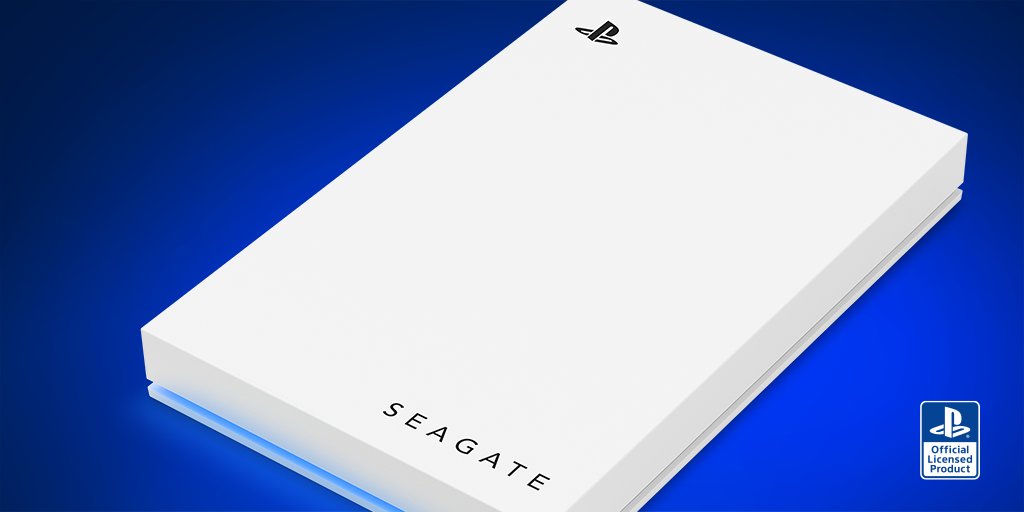 🚨#ICYMI 🚨 We launched a new Game Drive for @PlayStation consoles! Officially licensed for PS5™ and PS4™, this Game Drive features 2TB of storage and blue LED lighting. More info ➡️ seagate.media/60159LeXc #SeagateGaming #PlayStation