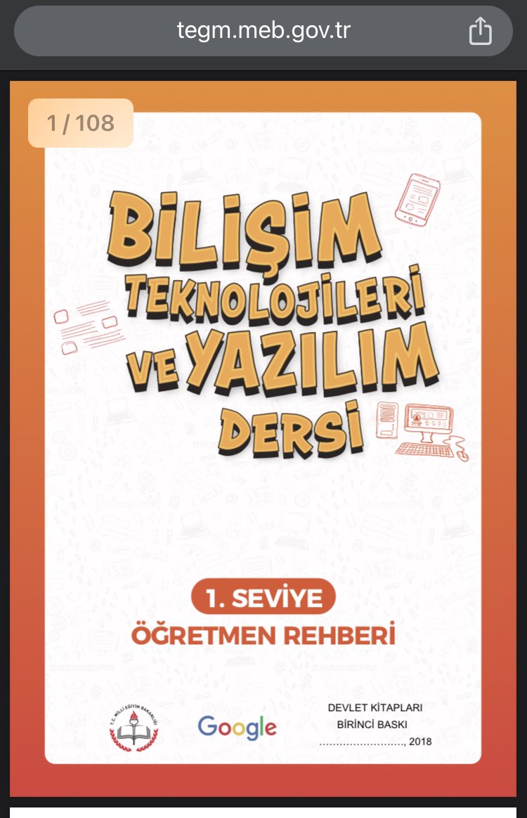 Hata Yapmışız. 

Bilgisayar derslerini word ve Excel olarak düşündük. 🙈

Bilgisayar dersi müfredat programına denk geldim bugün. 👩‍🏫👨‍🏫

Muhteşem kazanımlar hem de ilkokulda: 🤩

“Elektronik atıkları kullanarak bir oyuncak tasarlar.” 👇

Çok geçmeden hatadan dönmek lazım.