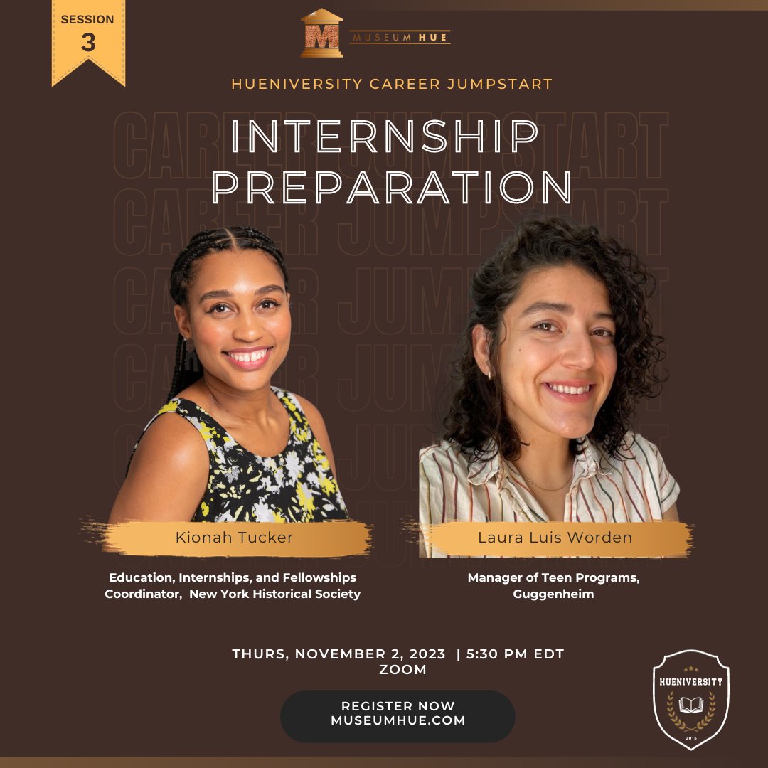 Next Thursday, learn how to become a star intern and land THE internship at our next Hueniversity: Career Jumpstart session — Internship Preparation. Register here:bit.ly/3PSFbFQ