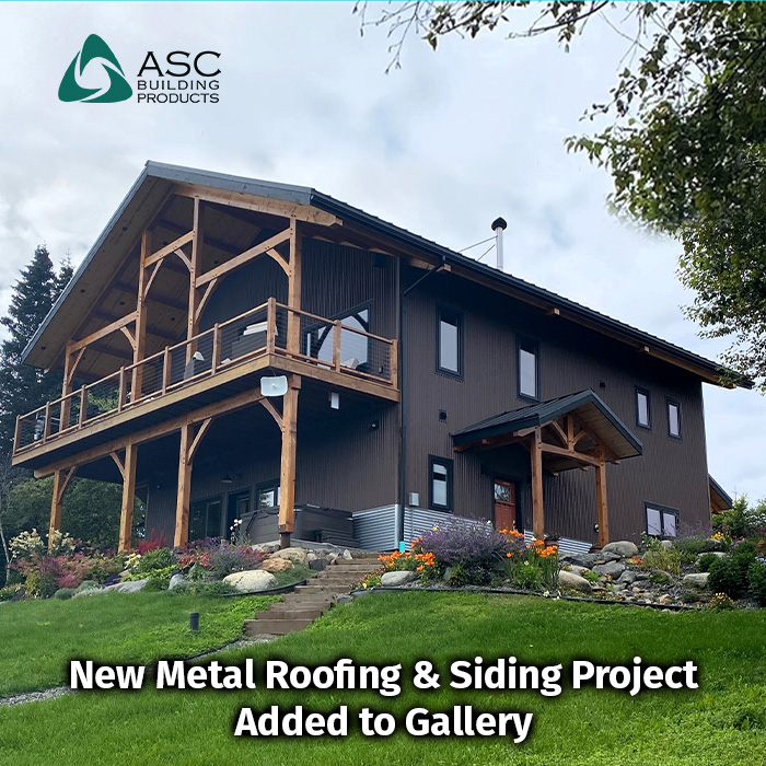 ASCBldgProducts's tweet image. Check out this new metal roofing &amp;amp; siding project added to our online #ProjectGallery at bit.ly/3tM9cQc This project features Nu-Wave Corrugated in Natural Rust &amp;amp; Skyline Roofing in Matte Black.  
#MetalRoofing #MetalSiding ##Homeowner #NewRoof #MetalHome #Gallery