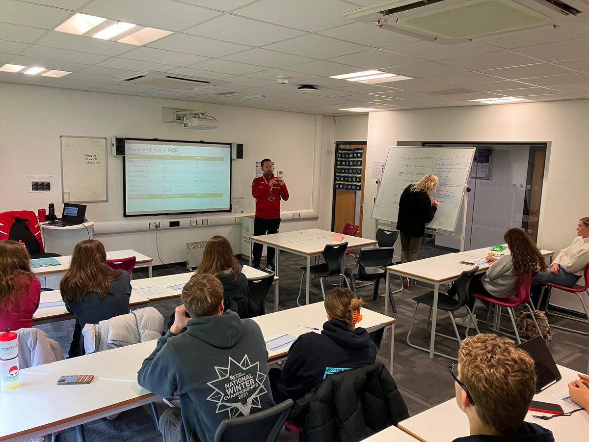 Fun and interactive race day workshops for our year 2 DiSE athletes today in Loughborough. Our SSSM and Talent team delivering workshops on race day preparation and timelines, race analysis, effective swim downs and fuelling for high performance. Athletes were amazing