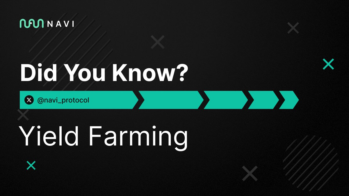 navi_protocol's tweet image. Did You Know - Yield Farming 🌽

Yield farming is one of the most appealing aspects of #DeFi. 

It allows users to reap rewards for providing liquidity to various lending or DEX protocols. 

🧩 You can fit the DeFi puzzle pieces together to optimize your earnings. 

For instance,…