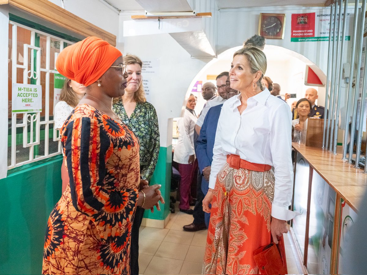 Honored to host Queen Máxima of the Netherlands @UNSGSA, as she explored the impact of @MCF_Africa #CashAdvance on financial inclusion. Meeting with Esther Muthoni, Director of ZamZam Medical Services, the @UNSGSA witnessed the journey of a remarkable female health entrepreneur.