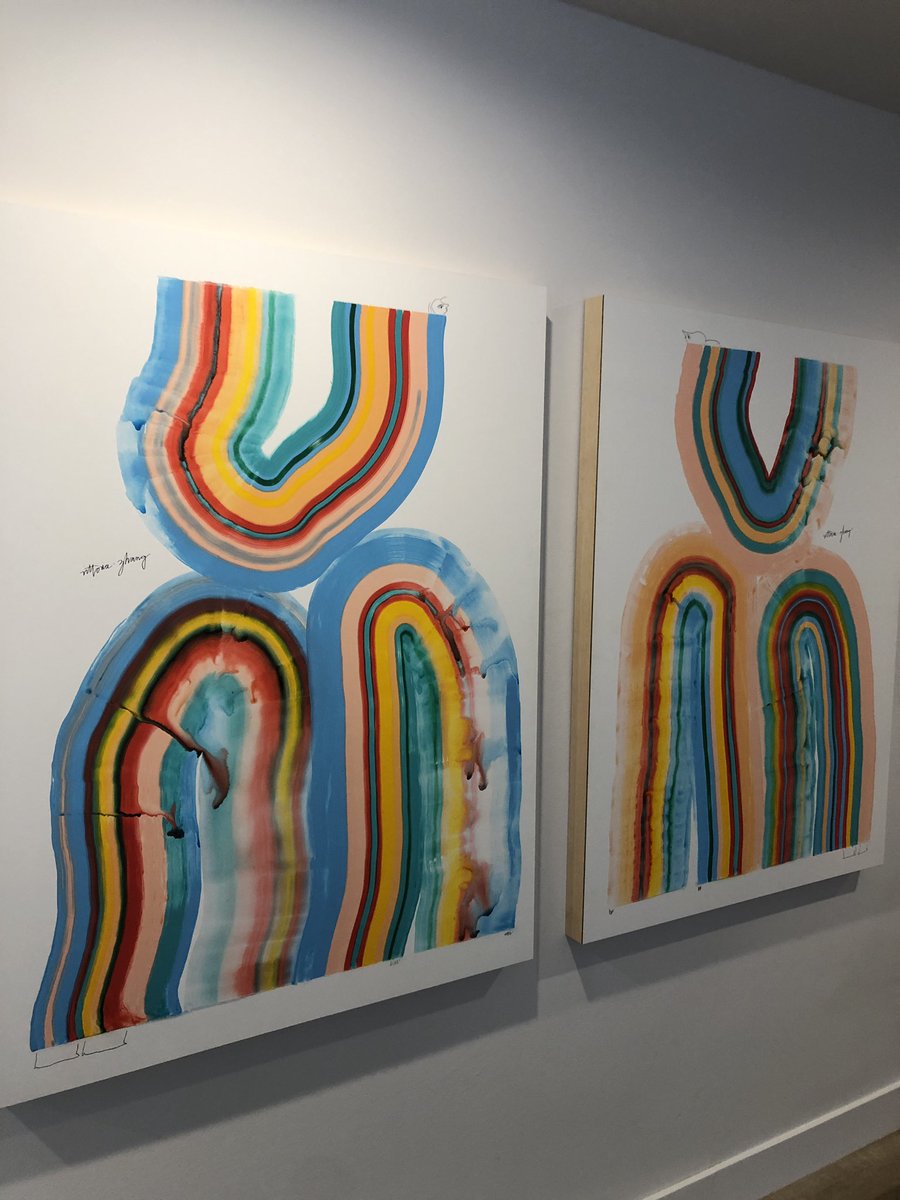 The biggest <a href="/amber_vittoria/">Amber Vittoria</a> artworks I’ve seen! Amaaaaazing to be right in front of these