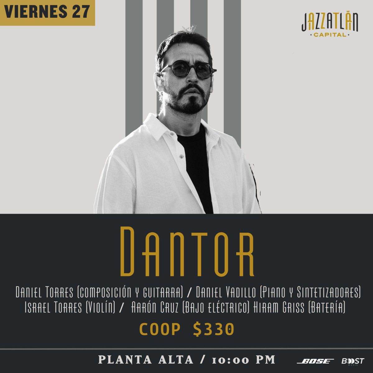 Esta semana:
Mañana en el <a href="/cenartmx/">Centro Nacional de las Artes</a> estaremos con <a href="/LaDebla/">La Debla Flamenco</a> y <a href="/MarienLuevano/">Marién Luévano</a> haciendo flamenco en la Plaza de la Danza a las 8 pm. Entrada Libre
El viernes en el <a href="/Jazzatlan/">JazzatlánCapital</a> con <a href="/DanTorEnsamble/">Dantor</a> a las 10 pm. Entradas en el lugar o aquí boletera.jazzatlan.club/reservar/83899…