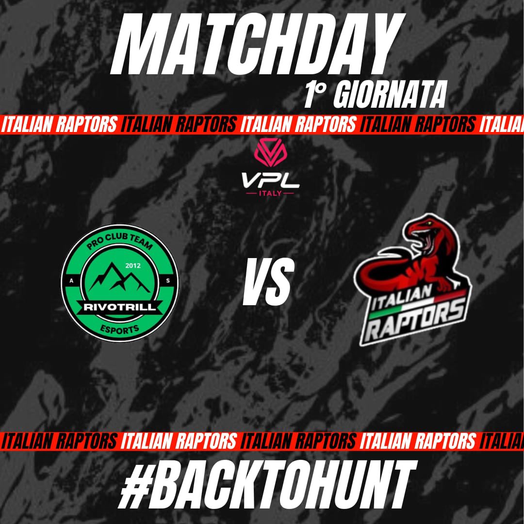 📌 MATCHDAY

🏆<a href="/VPGItaly/">Virtual Pro Gaming Italy 🇮🇹</a> - SERIE D1 2ª GIORNATA    
🏠 🆚 <a href="/Giammymod/">☄️⚽️ FC Cementone ⚽️ ☄️</a> 
⏰| 22:40

🏆<a href="/VPLItaly/">VPL Italy 🇮🇹</a> - SERIE C 1ª GIORNATA 
✈️ 🆚 #RIVOTRILL
⏰ | 23:00