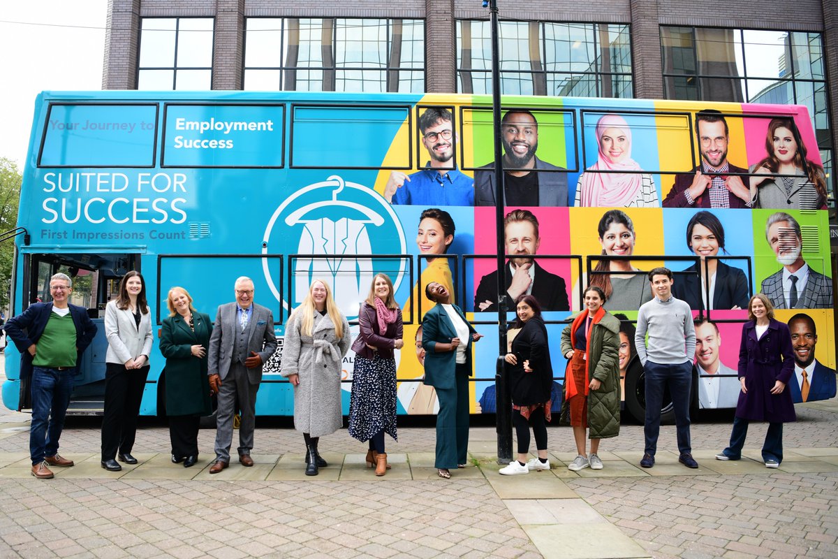 jassansi's tweet image. Congratulations to @SuitedForBham on the launch of their fabulous bus allowing this incredible Birmingham based charity to take their support out into the neighbourhoods they are most needed. 

Suited for Success helps those who may have been unemployed for a long time or…
