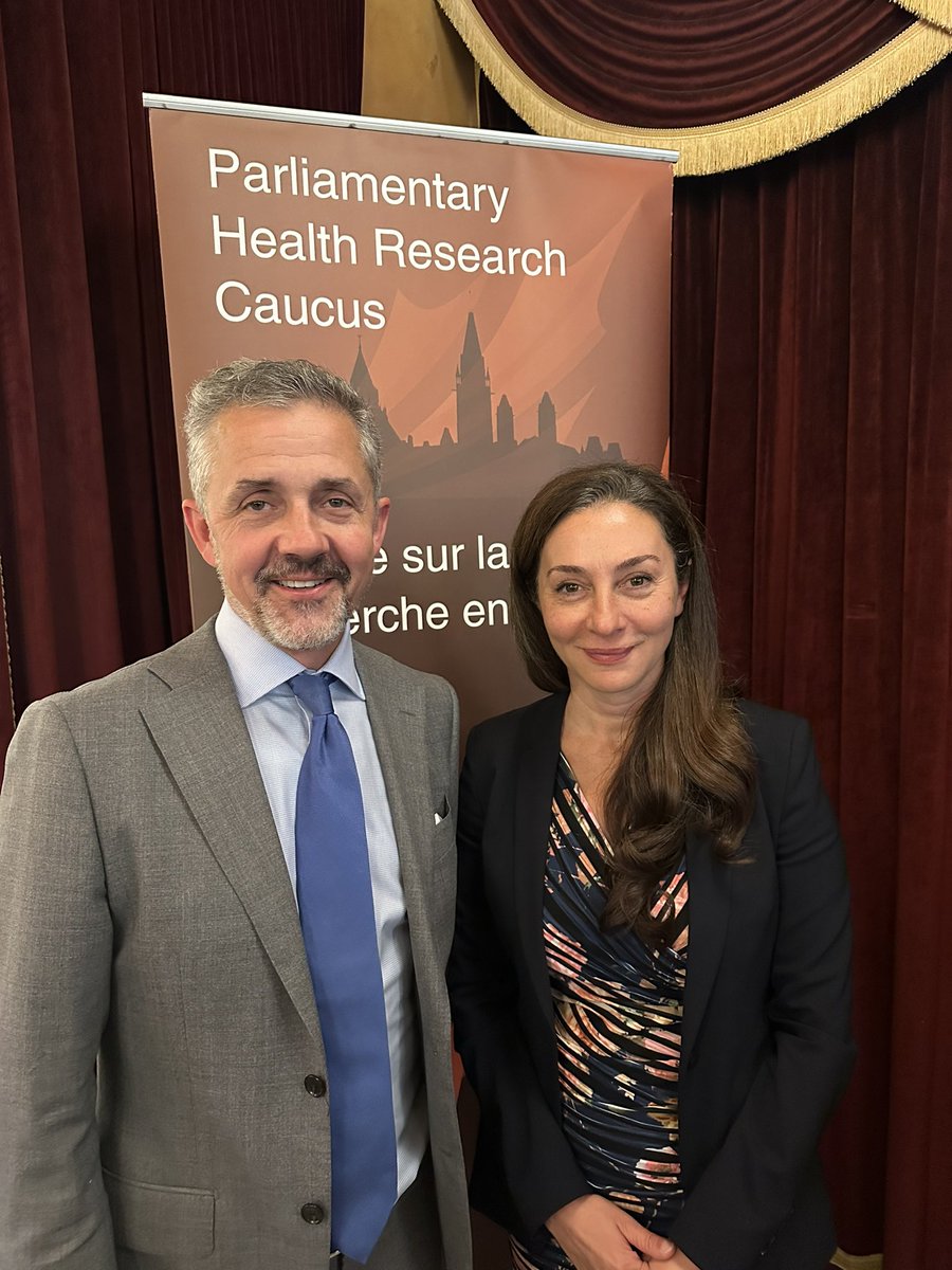 Listening to the amazing @gelarehzadeh, this year’s @GairdnerAwards Momentum Award Laureate @ResearchCda Parliamentary Health Research Caucus. Science drives health, wealth and equity. @UHN @KBI_UHN @pmcancercentre