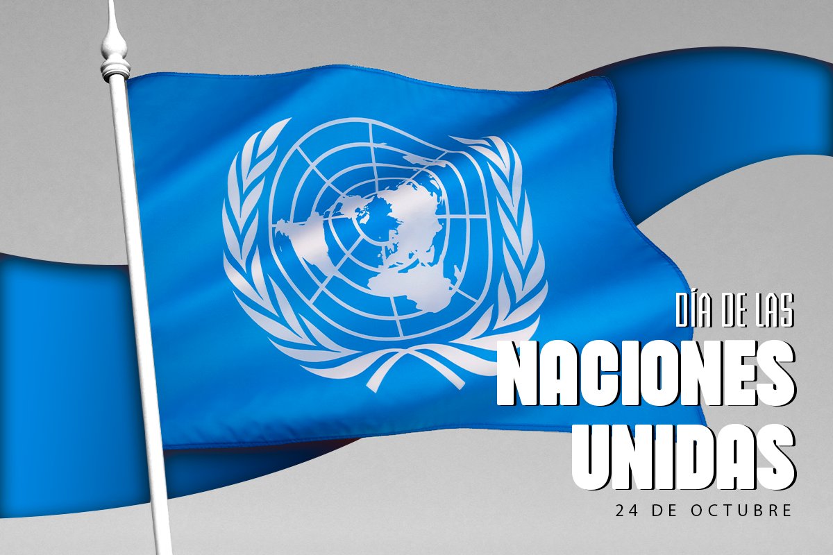 PerezBehr's tweet photo. Un 24 de octubre de 1945, entró en vigor la Carta de las Naciones Unidas, documento fundacional con el cual se ratificó el nacimiento de la #ONU. Actualmente son miembros 93 Estados. https://t.co/0qHkG14sMB