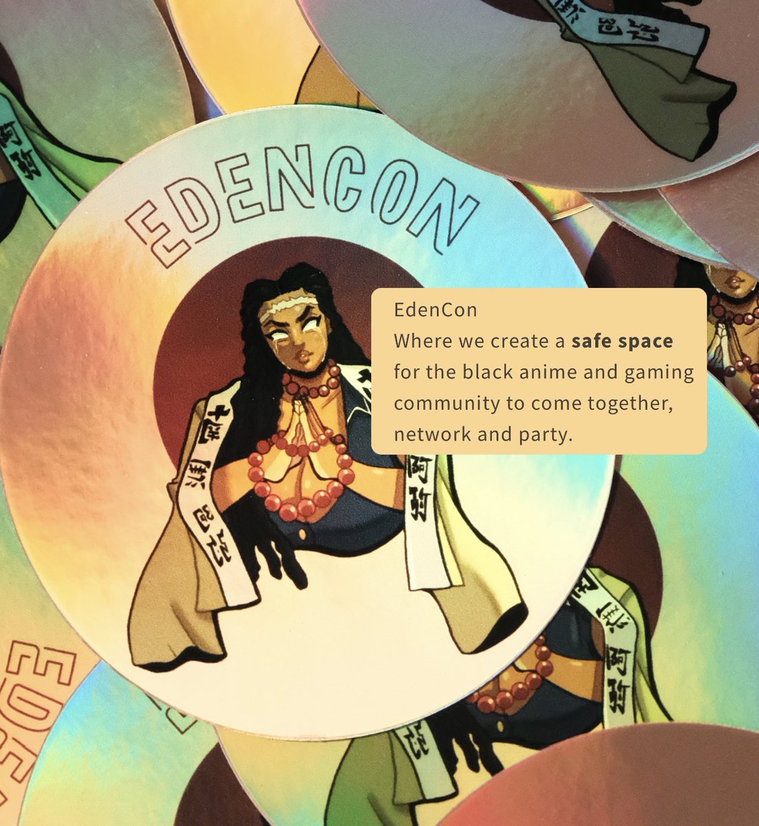 EdenConvention's tweet photo. EdenCon’s mission statement 💛🧡 https://t.co/y9CGVvwRfK