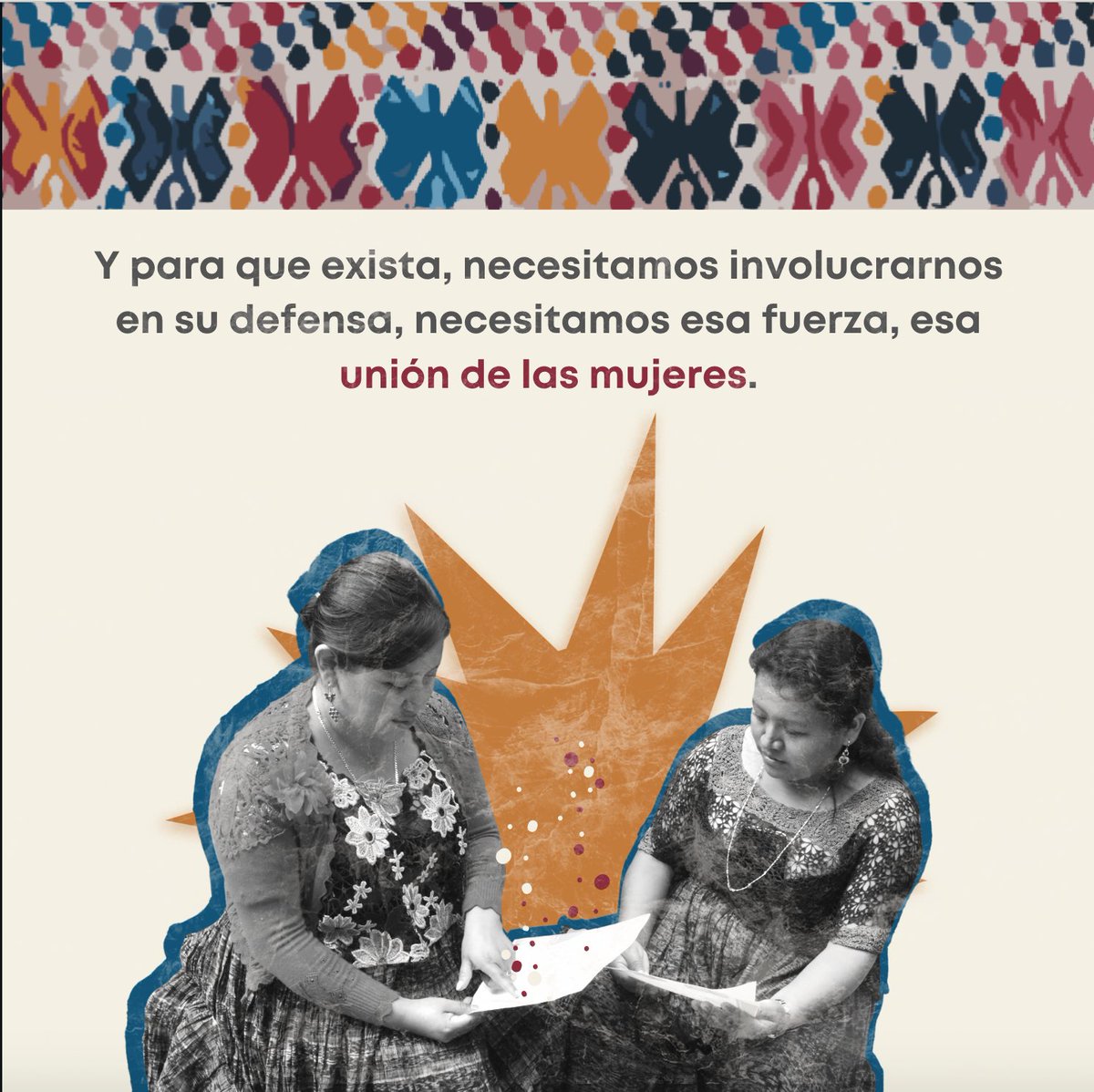 asociacionmoloj's tweet photo. 👩🏻🌲🍃🌊En Moloj apostamos por la formación política de más lideresas para que su participación e incidencia política permita reconocer que defender a la madre naturaleza y el territorio es un derecho individual y colectivo.
#MujeresMayas #DadorasDeVida #SomosDefensoras https://t.co/oEiFmJd9P6