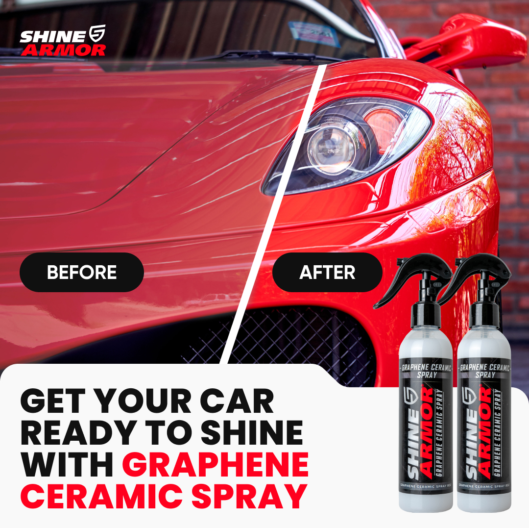 Shine Armor Graphene Ceramic Coating for Cars Spray Highly