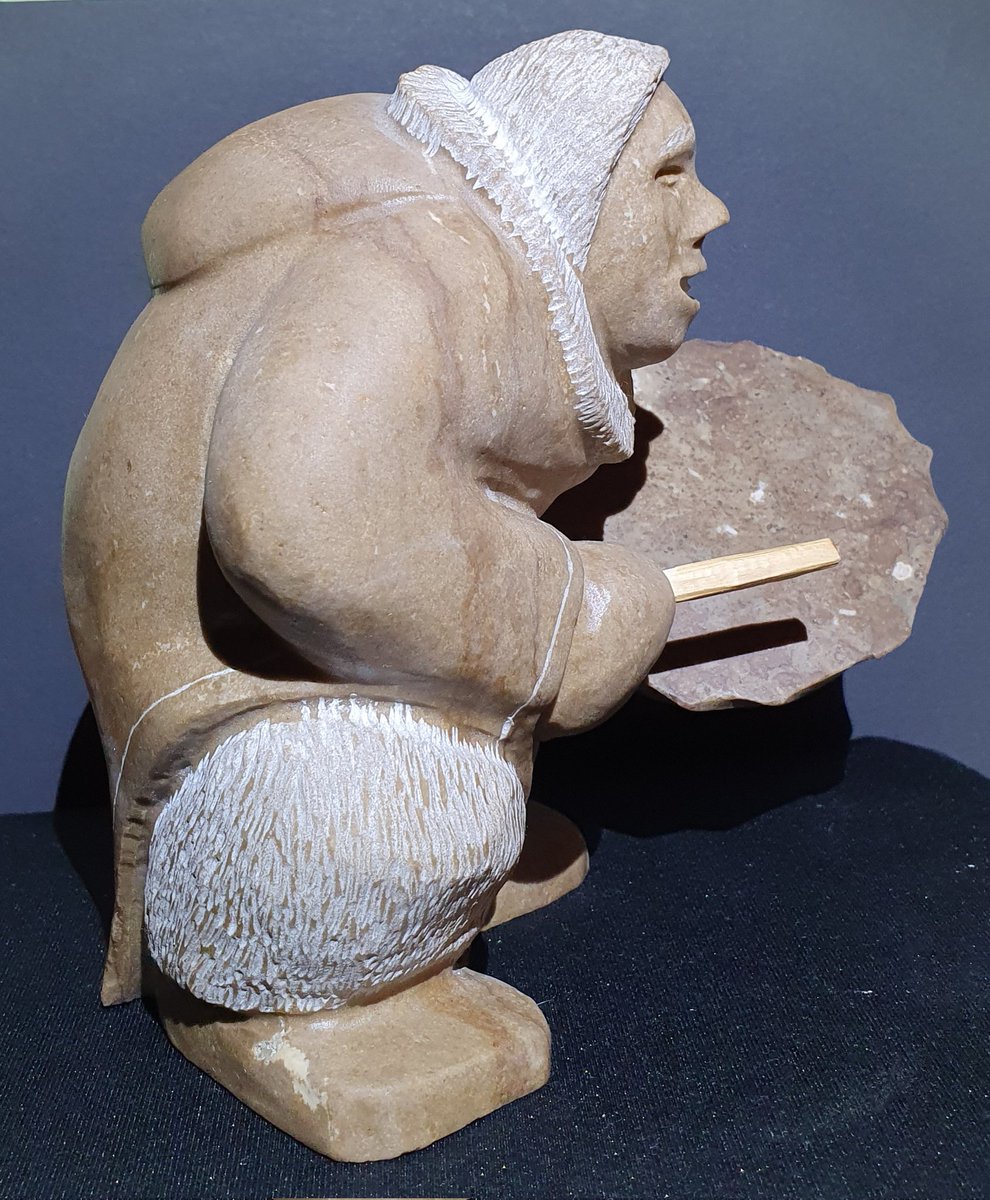 🌎 #TravelTuesday 🌐

-- Art of the Northwest Passage --

I really like this stone #carving from Inuit artist Jorganson Klengenberg. Found it 2017 in #CambridgeBay and couldn't leave without it.

📍 #Nunavut #Canada

#Travel #explorer #craft #Inuitart #carvedinstone