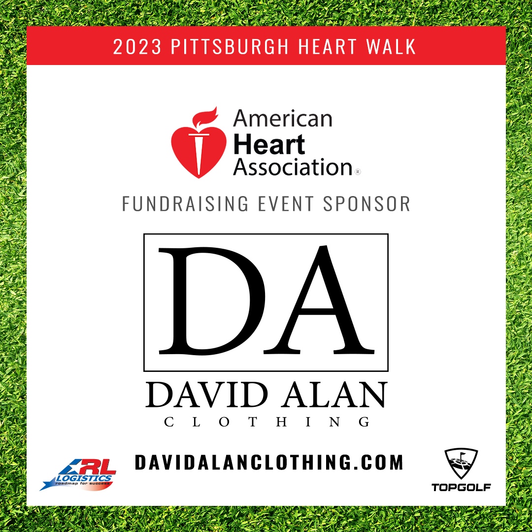 ArlLogistics's tweet photo. Thank you to David Alan Clothing for being one of our generous donation sponsors for our Top Golf fundraising event toward the 2023 American Heart Association Pittsburgh Heart Walk! https://t.co/snZ9Dg6q47