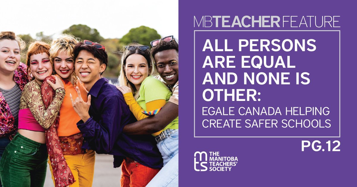 @egalecanada's new back-to-school resources have been developed to complement its existing Inclusive Schools initiatives that teachers across #Canada have been using in their classrooms for decades. Check out the full story in the new MB Teacher. buff.ly/3Me4L6V