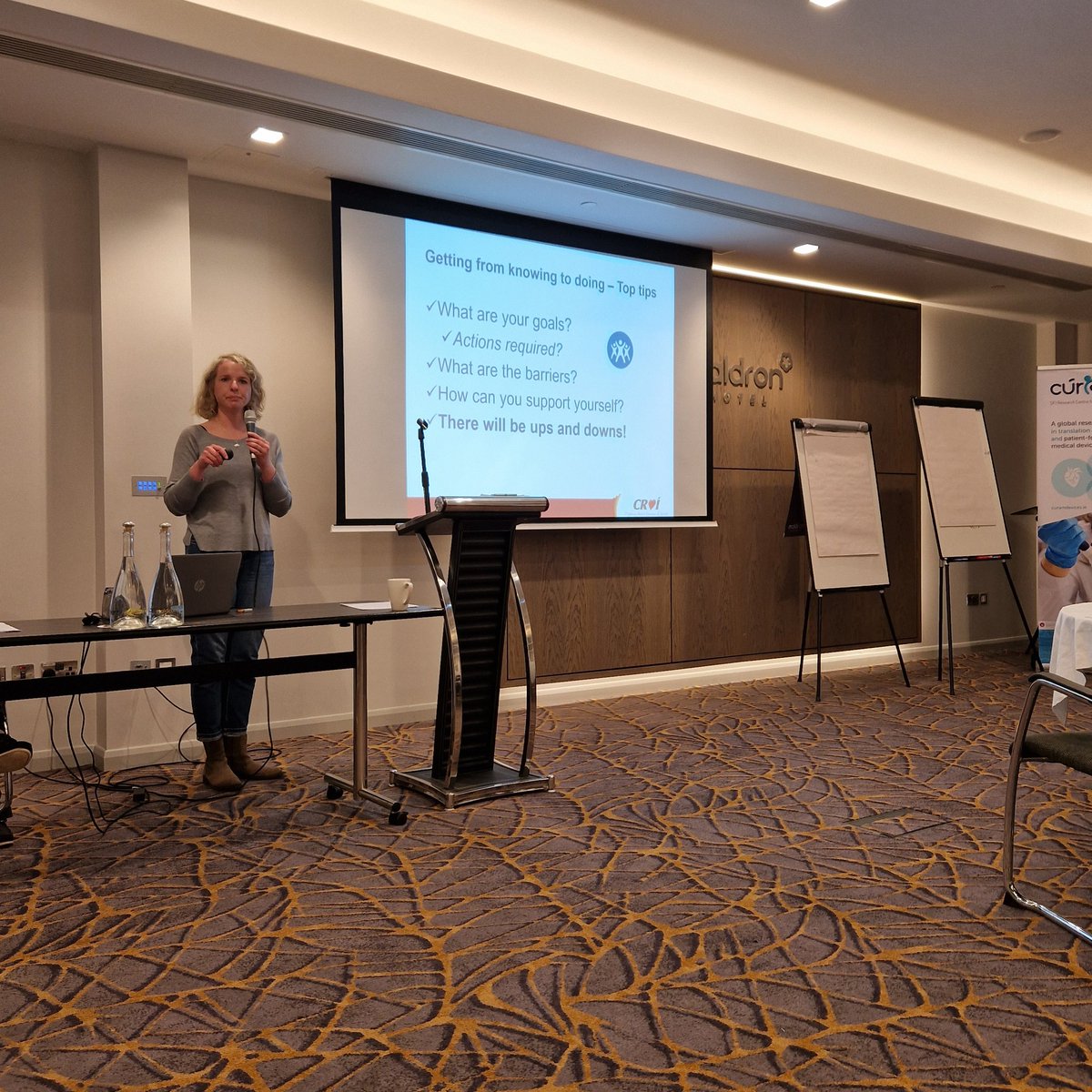 Dr <a href="/LisaHynes19/">lisa hynes</a> from <a href="/CroiHeartStroke/">Croí Heart & Stroke</a> providing us with great top tips on:
- Getting from knowing to doing
- What to do with the information we pick up along the way to get to our health goals

Check out <a href="/CroiHeartStroke/">Croí Heart & Stroke</a> for more information on goal setting!