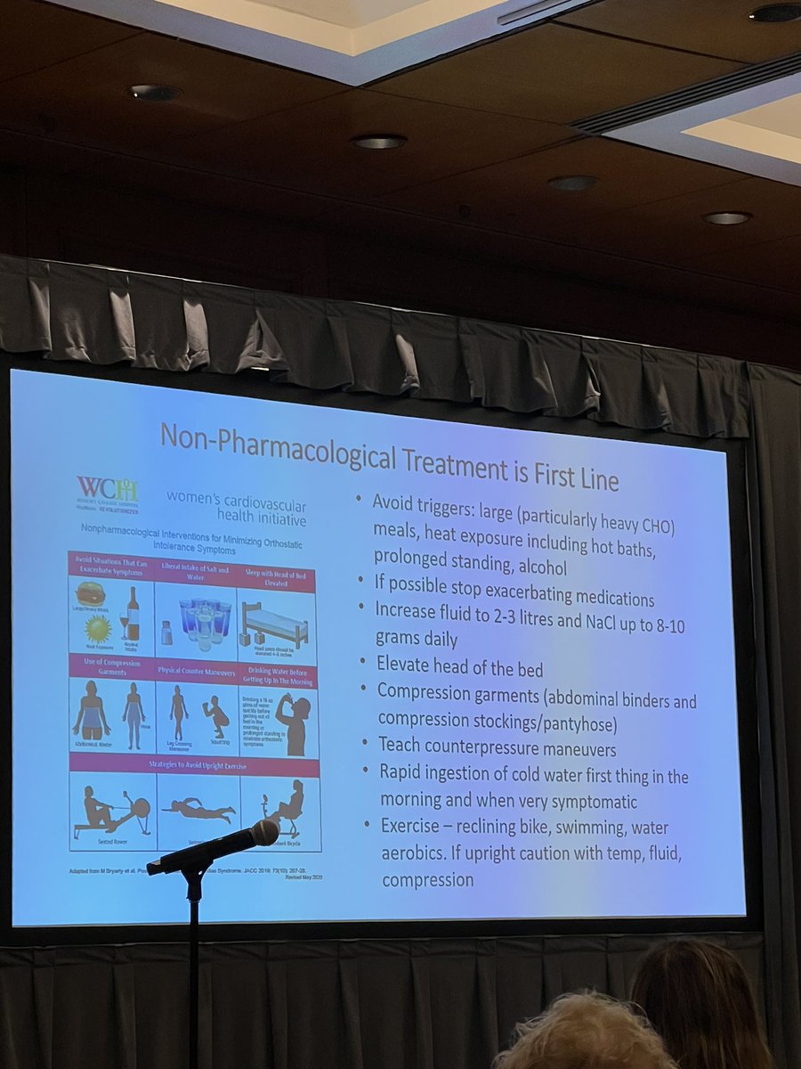 Vanessa Zannella (@vzannella) on Twitter photo Amazing presentation by Dr Paula Harvey on management of Orthostatic Hypotension with non pharmacologic treatment ( see slide), followed by pharmacologic : fludrocortisone ( watch K and CHF), midodrine TID / pill in pocket ( watch timing of evening dose) <a href="/HTNCanada/">Hypertension Canada</a> #CHC23 Amazing presentation by Dr Paula Harvey on management of Orthostatic Hypotension with non pharmacologic treatment ( see slide), followed by pharmacologic : fludrocortisone ( watch K and CHF), midodrine TID / pill in pocket ( watch timing of evening dose) <a href="/HTNCanada/">Hypertension Canada</a> #CHC23