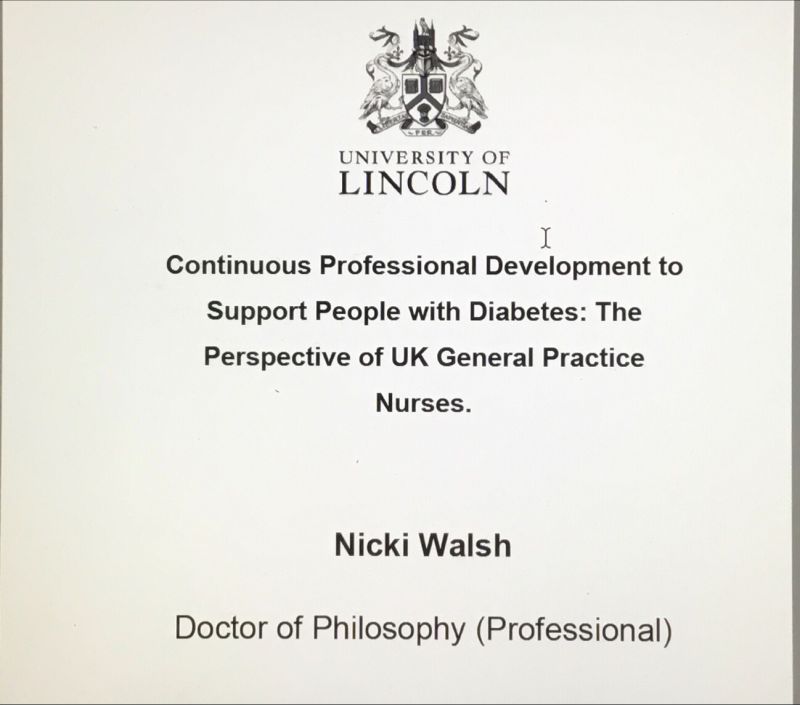 InstituteHPE's tweet photo. Well Done>>> Dr Nicki Walsh

@Nickiw40 
@Katie99776827 
@BGULincoln 
@UoN_SHS 
@unilincoln https://t.co/k8iaYHCVSa