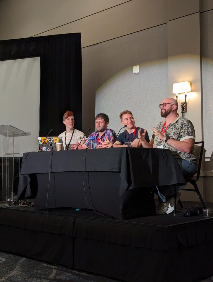 Thanks to all 228 of you who joined us in person and online for our panel "Starting Your Game Audio Career: Turning Strife Into Success" at GameSoundCon last week! 🤯 #GameAudio