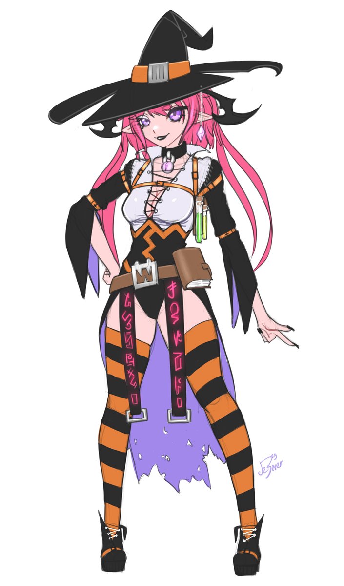 JES_over's tweet photo. Witchy Camila #spoopyimp https://t.co/qLTHx7dibs