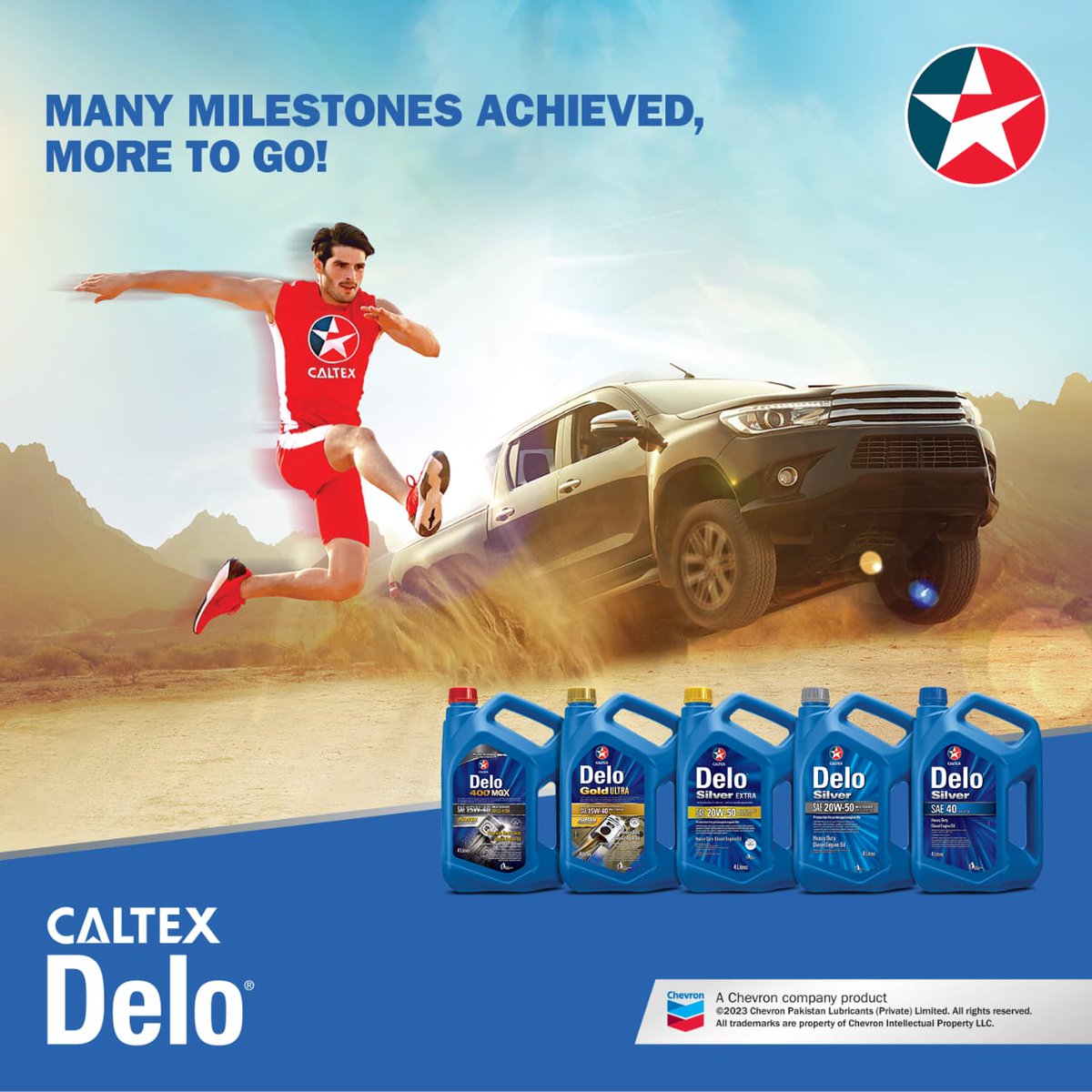 Sobankhank's tweet image. Caltex has been a guiding star on Pakistan's horizon for 75 years, delivering advanced products and services. A legacy of excellence, and there's always more to achieve.
#CaltexPakistan 
#MoreToGo