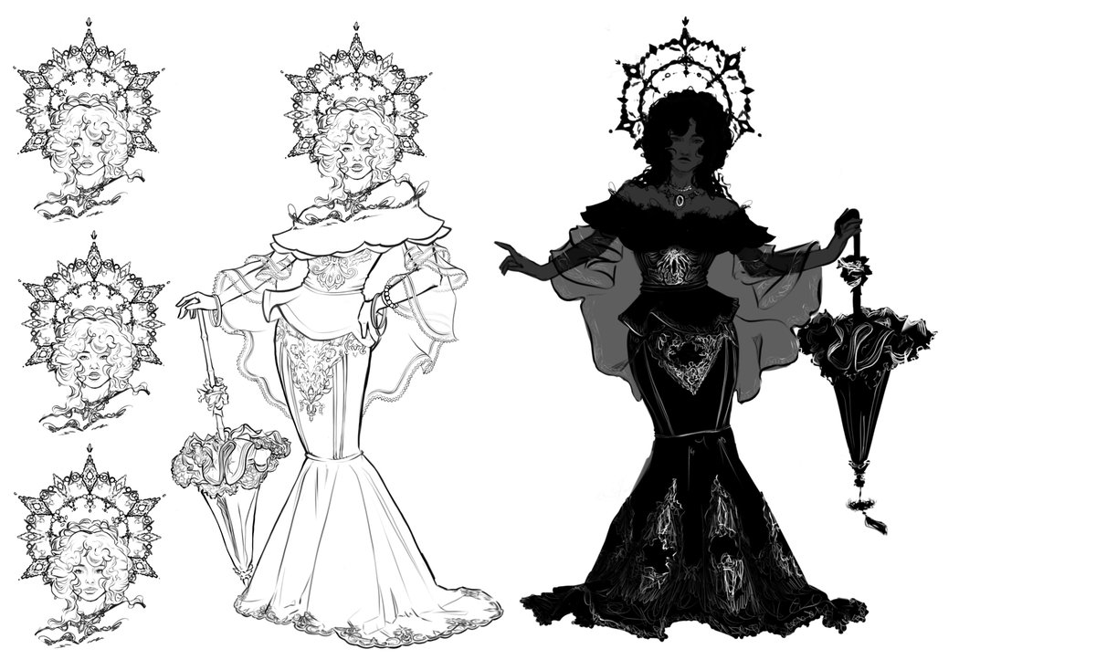 RavenBear66's tweet photo. Further development on the witch character https://t.co/UUrdykjR9p