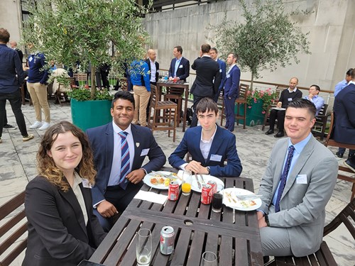 AeroSociety's tweet photo. Last month, four senior @AirCadets got the opportunity to attend the RAeS President's Summit on the Future of Flight - but what did they make of it? #avgeek #FoF23 https://t.co/HXdK5zwGAc https://t.co/9S2UIFAjAx