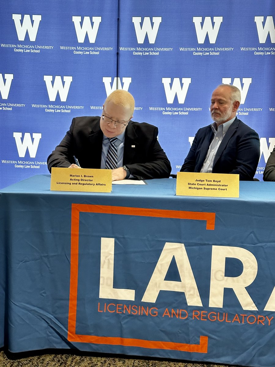 This afternoon I watched as my friend, Acting <a href="/LARADirector/">LARA Director Marlon Brown</a> <a href="/MarlonIBrown/">Marlon I. Brown</a>, gave final approval to <a href="/MichiganIDC/">Michigan Indigent Defense Commission (MIDC)</a> Standard 6 (Indigent Defense Workloads) &amp; Standard 7 (Qualification &amp; Review). An important step forward for indigent defense. 

Read more here: tinyurl.com/2e75hpfz