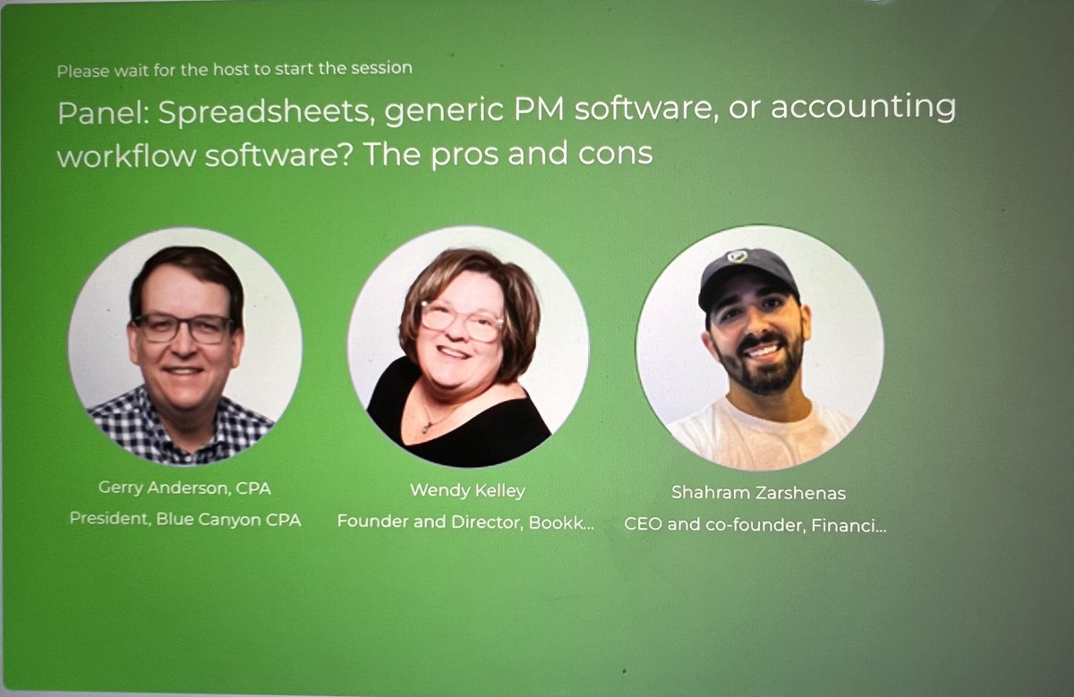 _FinancialCents's tweet photo. If you are still on the fence about the effectiveness of your current workflow management system, this session will give you more clarity.
Gerry, Wendy, and Shahram are sharing tips on how and when to make the switch.
Join the conversation🎧
#WorkflowCon2023 https://t.co/TjBHvG2Auz