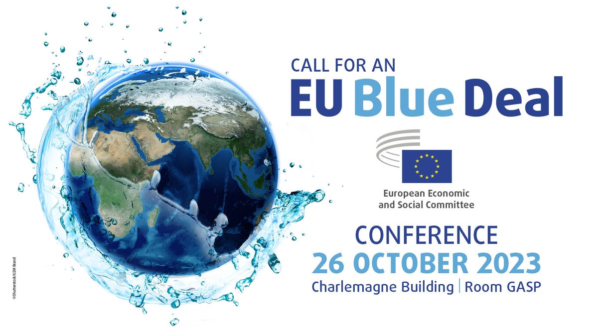 On Thur I'll deliver a keynote as co-chair of @watercommongood at @EU_EESC high-level conference 'Call for an #EUBlueDeal' w. @EESC_President @SRWatSan @VSinkevicius & others.

Livestream | Oct 26 | 09:45 BST/10:45 CET ➡️ bit.ly/3FvCZ21

Read ➡️ bit.ly/461TPRw