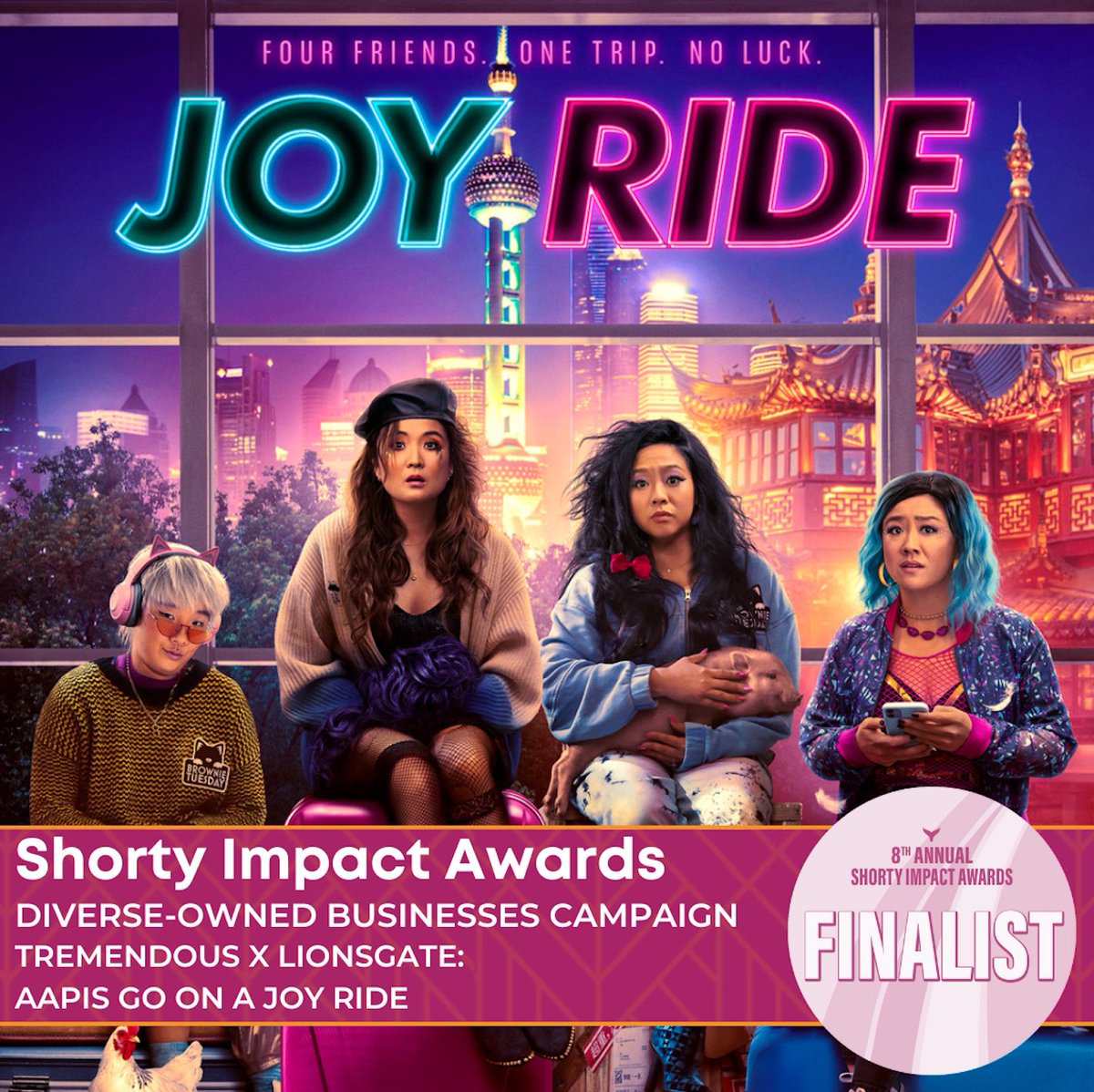 Joy Ride (@joyridemovie) on Twitter photo we hope we’ve made daddy splinter proud with our <a href="/shortyawards/">Shorty Awards</a> nomination for diverse-owned business campaign! 😍🐀 vote now! shortyawards.com/8th-impact/joy… we hope we’ve made daddy splinter proud with our <a href="/shortyawards/">Shorty Awards</a> nomination for diverse-owned business campaign! 😍🐀 vote now! shortyawards.com/8th-impact/joy…