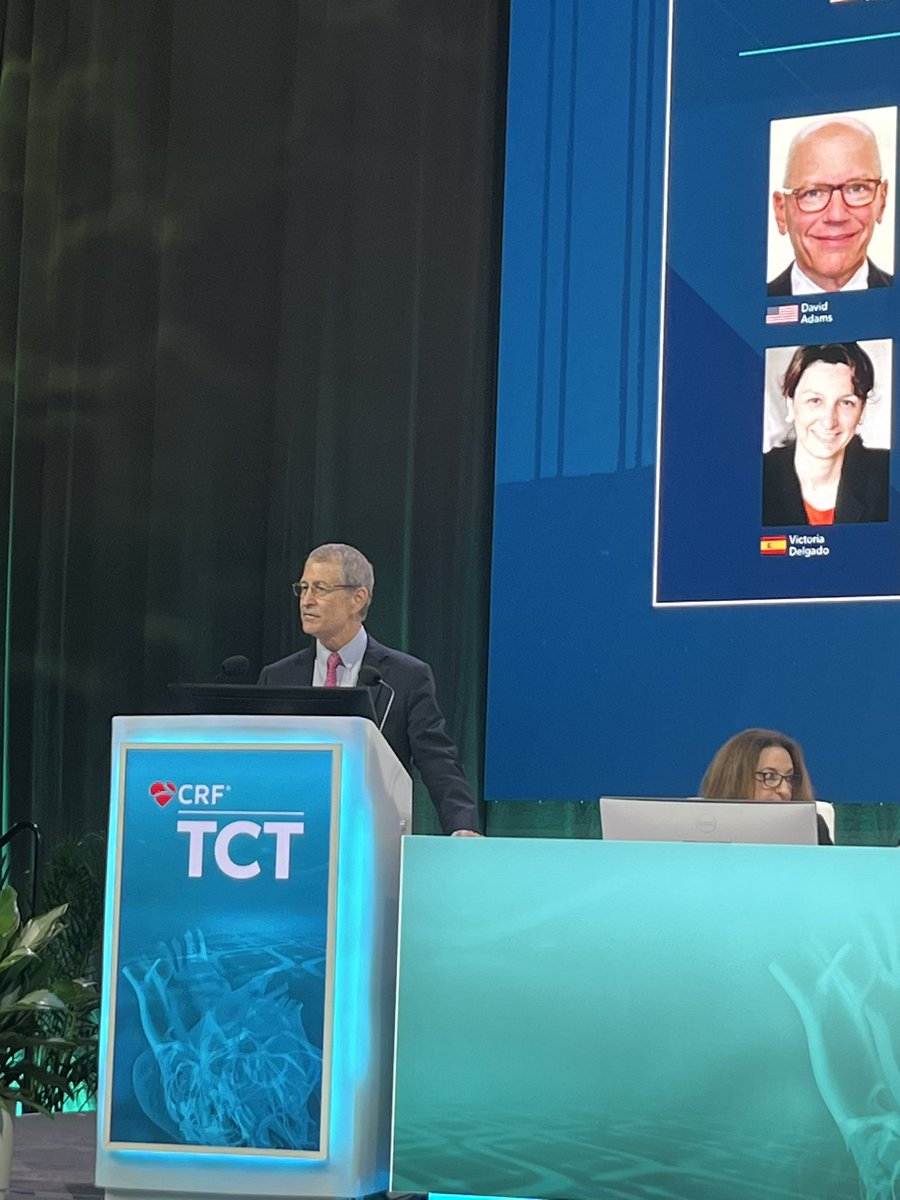 The next highly-anticipated late-breaker at #TCT2023: Michael Reardon, MD, shares 4-year data from the Evolut Low Risk Trial <a href="/crfheart/">Cardiovascular Research Foundation</a> <a href="/TCTConference/">TCT Conference</a> <a href="/Medtronic/">Medtronic</a> #TAVR #Cardiology
