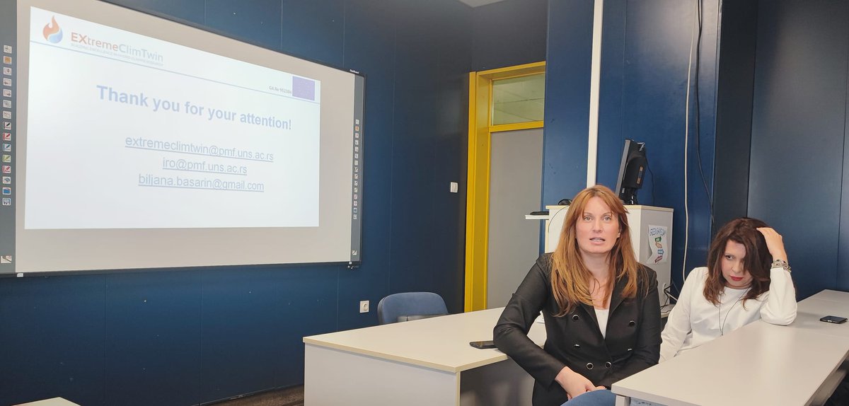 EXtremeClimTwin successfully organized Lunchtime Talk #3 in a Colleagues to Colleagues series on  October 20!!!
#extremeclimtwin #H2020 #HorizonEurope #stecci #restore4life #colleaguestocolleagues #ResearchandInnovation #impact #H2020 #weloveourjob
