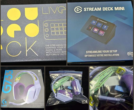 I was fortunate to score some gear for giveaways! Thanks to @streamlabs and @StarpowerAI https://t.c<a href="/tag/vtuber"class="tags"><span>#vtuber</span></a>