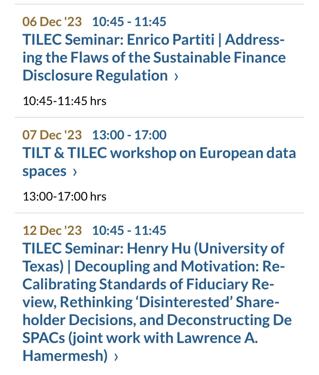 At TILEC, we have an exciting series of events coming up in the next two months. Check it out and join us in person or online! tilburguniversity.edu/research/insti…