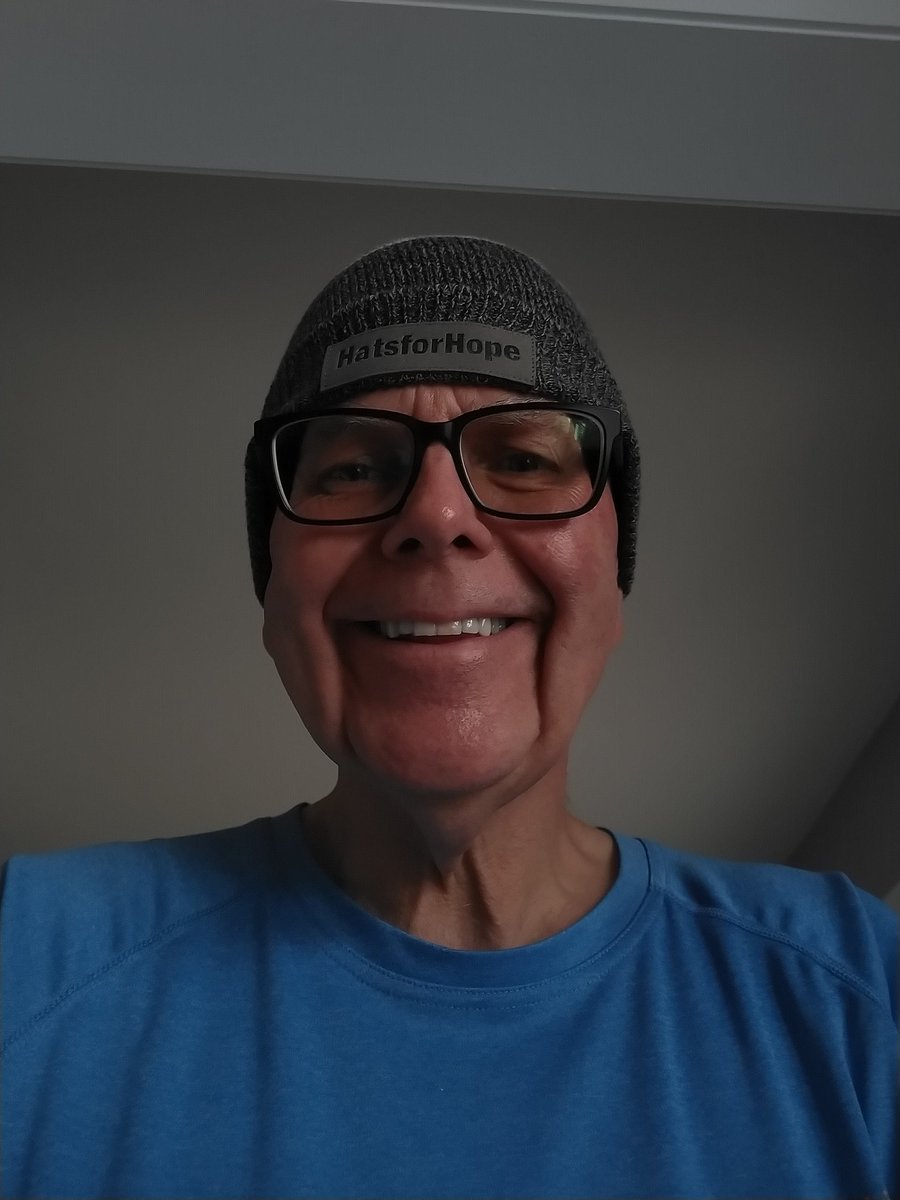 #Hatsforhope
<a href="/BrainTumourFdn/">Brain Tumour Fdn</a> 
It is Brain Cancer Awareness day in Canada. I am wearing my Hats for Hope toque for those who have been impacted by Brain Cancer