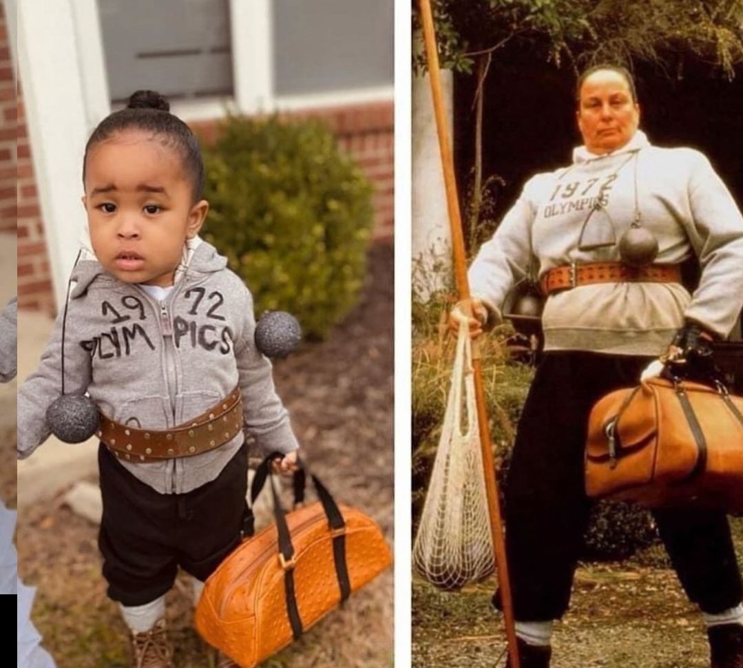 She won Halloween🤣🤣