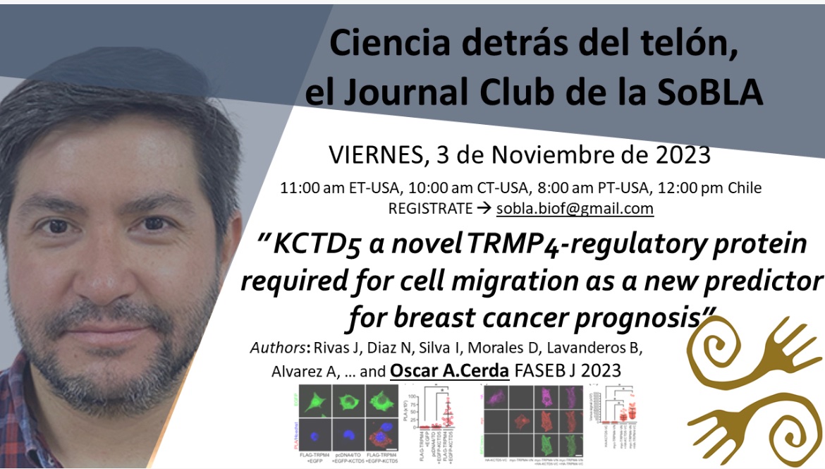 🚨ATENCIÓN!!🚨Nueva fecha para nuestro Journal Club! <a href="/CerdaLab/">Cerda Lab</a> 

🗓️Viernes 3 de Noviembre
🌎🇺🇸11am ET, 10am CT, 8am PT  USA
🌎🇨🇱12pm Chile 

No te lo pierdas! Regístrate GRATIS Mándandonos un mail a ➡️ sobla.biof@gmail.com

#ciencia
#science
#Cancer 
#therapy