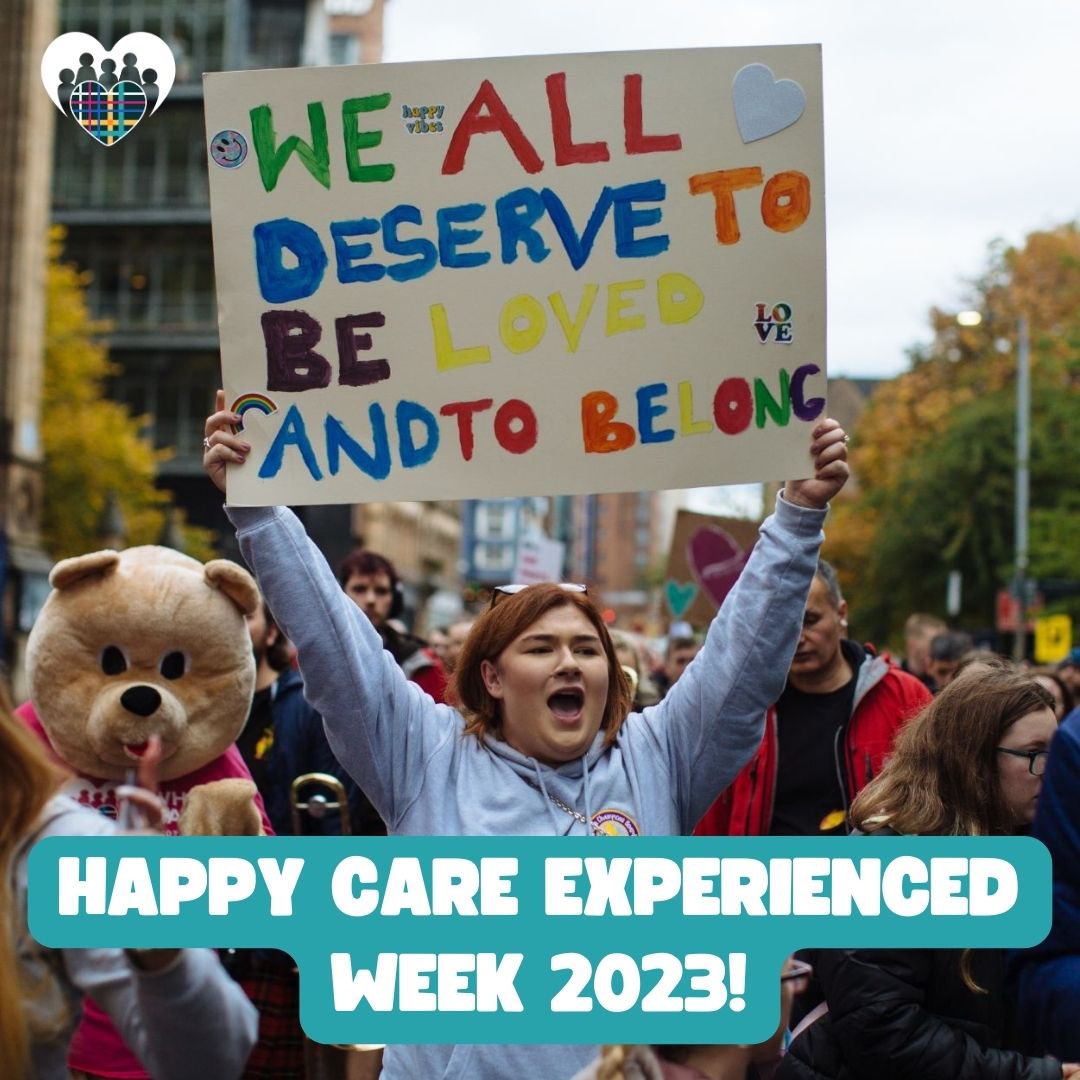 I have had the loveliest day celebrating care experienced week with our TCAC drop in around health and well being to then celebrating the new bench in princess street gardens to remember those who are no longer here with us I can’t wait to celebrate the rest of the week #CEW23 ❤️