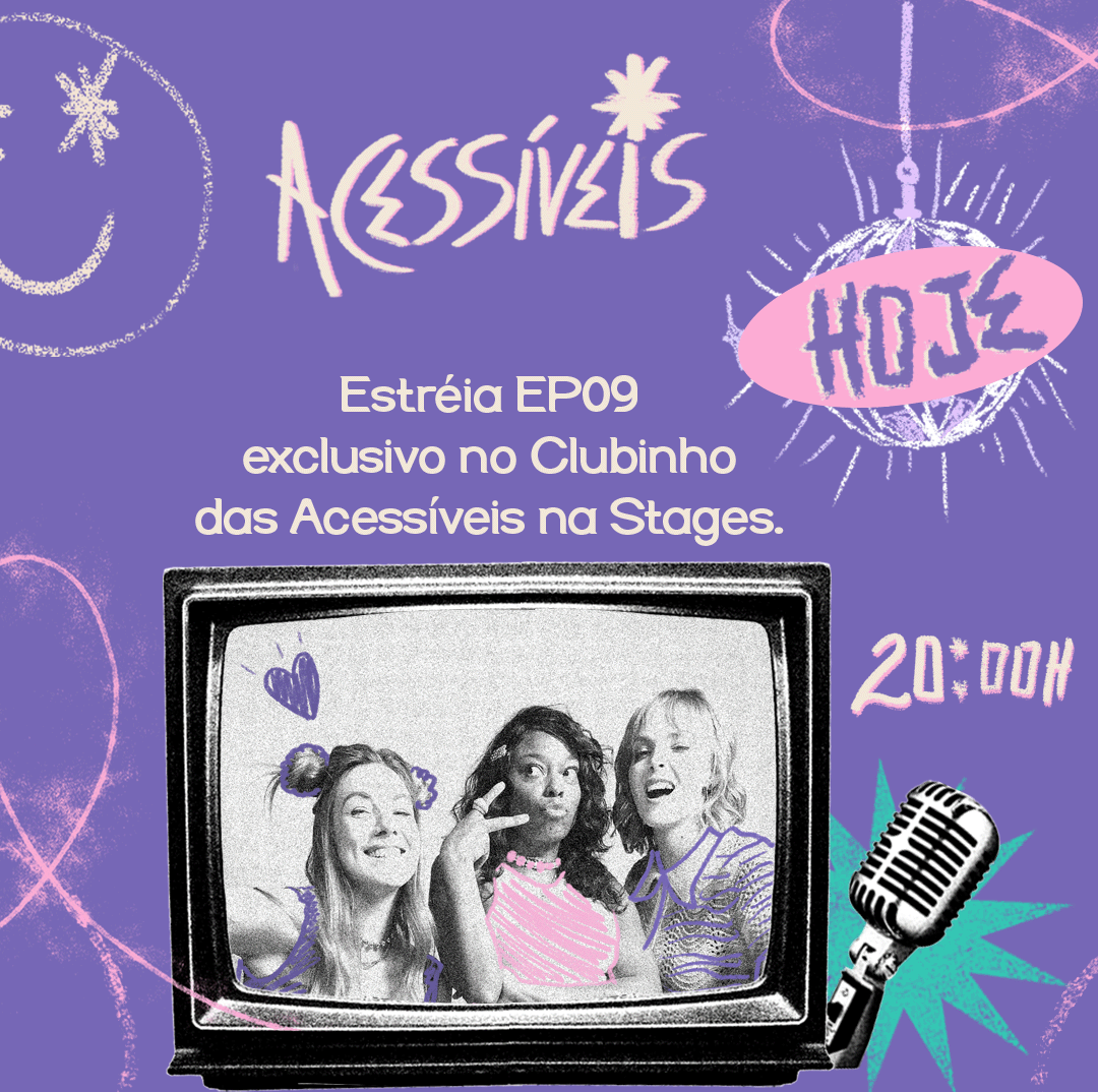 acessiveiscast's tweet photo. Ela transmite mensagem com alegria e carisma! Ativista, rapper e colunista da Vogue. Hoje no Stages, @StellaYeshua  em Acessíveis! Clubinho Acessíveis vê 2 dias antes no link da bio. Ajude nosso lindo projeto! 💖 https://t.co/UM27h9TDf5