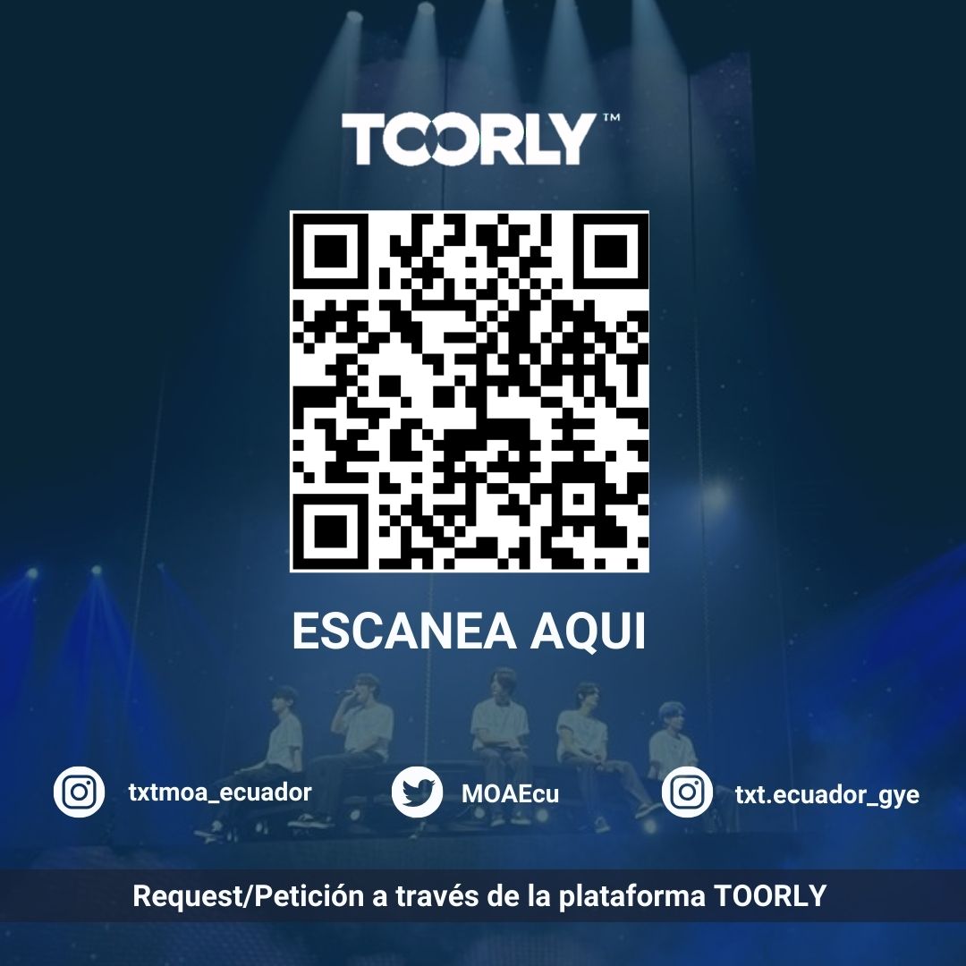 MOA ÚNANSE A ESTE PROYECTO Y DIFUNDANLO 

#TXTinEcuador #TXTxECUADOR #TXTECUADOR 

📌Click aquí para apoyar ⤵️
toorly.com/request-link/t…