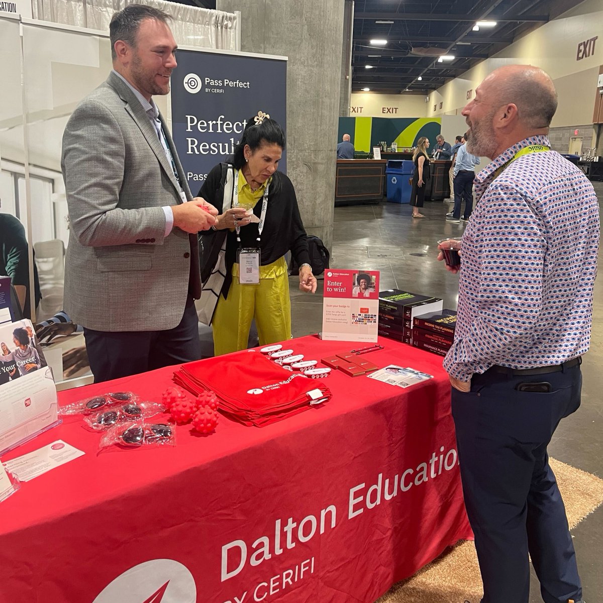 DaltonEducation's tweet photo. Are you at @osaic_inc #ConnectED23 this week?
The Dalton team would love to get ConnectED with you!
Stop by the booth to meet Chris and Mike, learn about our CFP® education solutions, score some swag, and enter to win great prizes. https://t.co/TQwZqddKlY