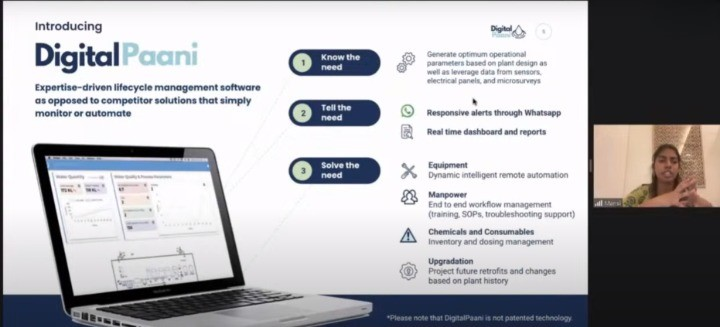 4️⃣Theme: A sip of water-tech for climate change 

Mansi Jain divided the problem statement for her Water Tech startup, DigitalPaani, into Design, Operations, Retrofit, and Product, thereby emphasizing innovation in all of them.

Also, Segmenting Customers in Water Tech matters.